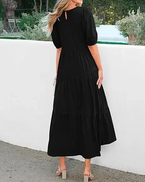 🌟HOT SALE-WOMEN'S SUMMER CASUAL MIDI DRESS (BUY 2 FREE SHIPPING)