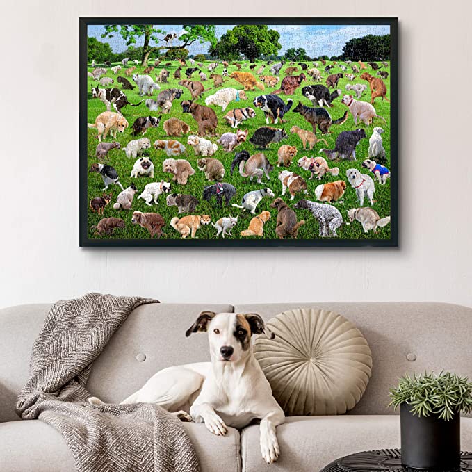 Pooping Dog Jigsaw Puzzle 1000 Piece🐶🐕