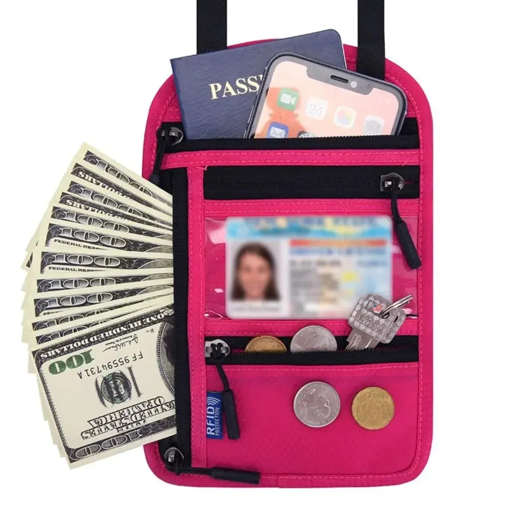 🔥HOT SALE🔥RFID Travel Neck Wallet Pouch