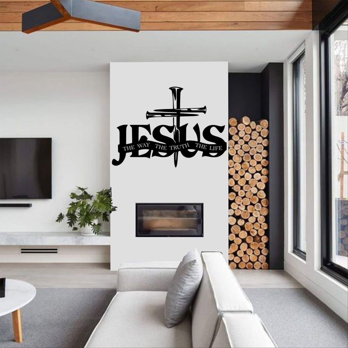 Jesus & Cross Design Wall Art - ⌛Limited Handmade Series