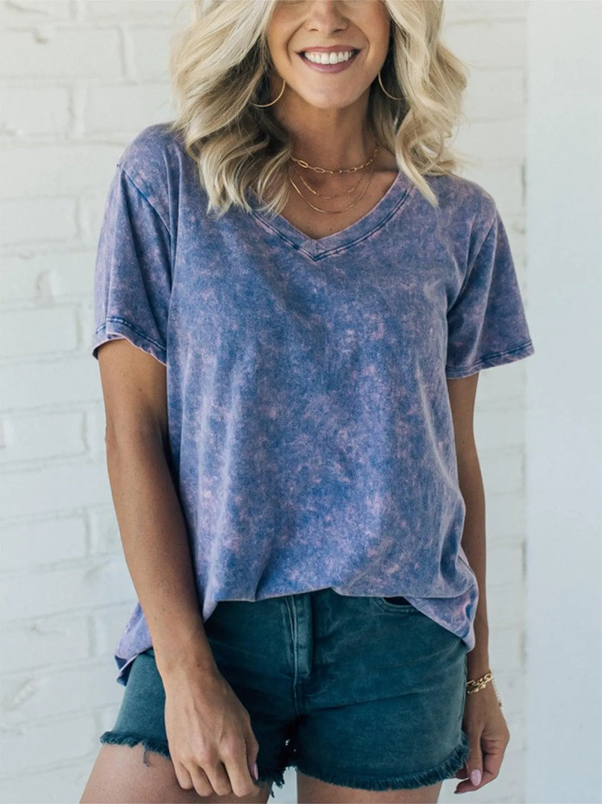 SUMMER ACID WASH EVERYDAY TEE