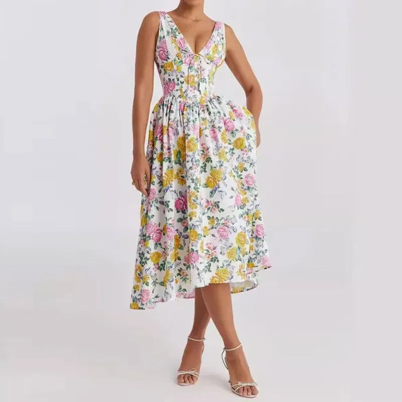 Emmelina Cotton Corset Sundress(BUY 2 FREE SHIPPING)