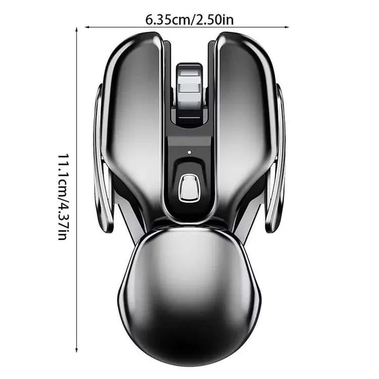 🔥LAST DAY 49% OFF🔥Wireless Ergonomics Metal Mouse