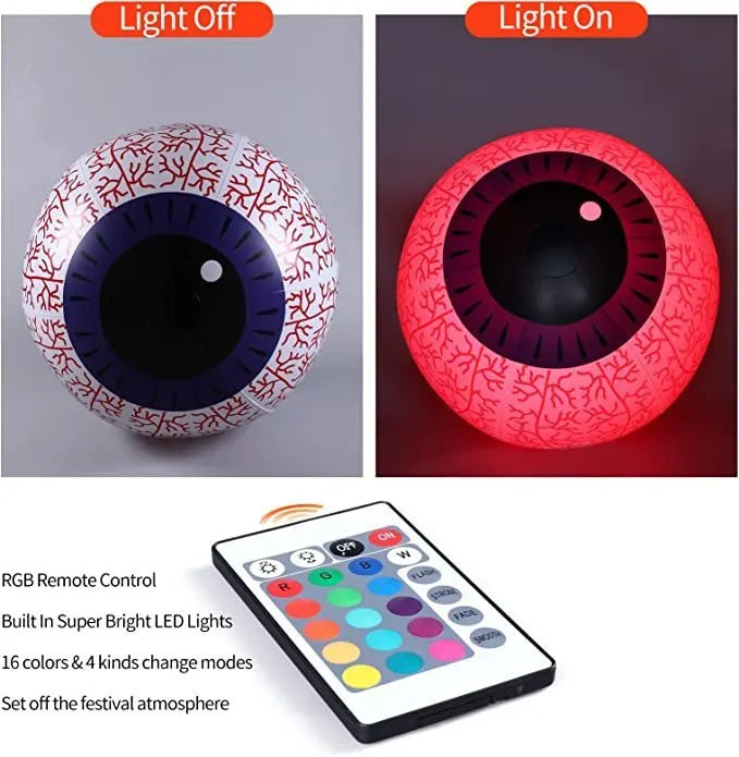 🎈Halloween Inflatable Color Changing LED Ghost Eyeball