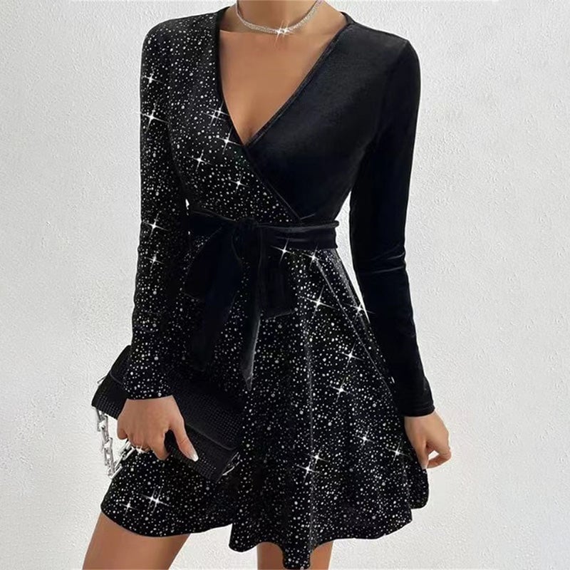 🎅Xmas Sales - 49% OFF🎄V-neck hip-waisted skirt