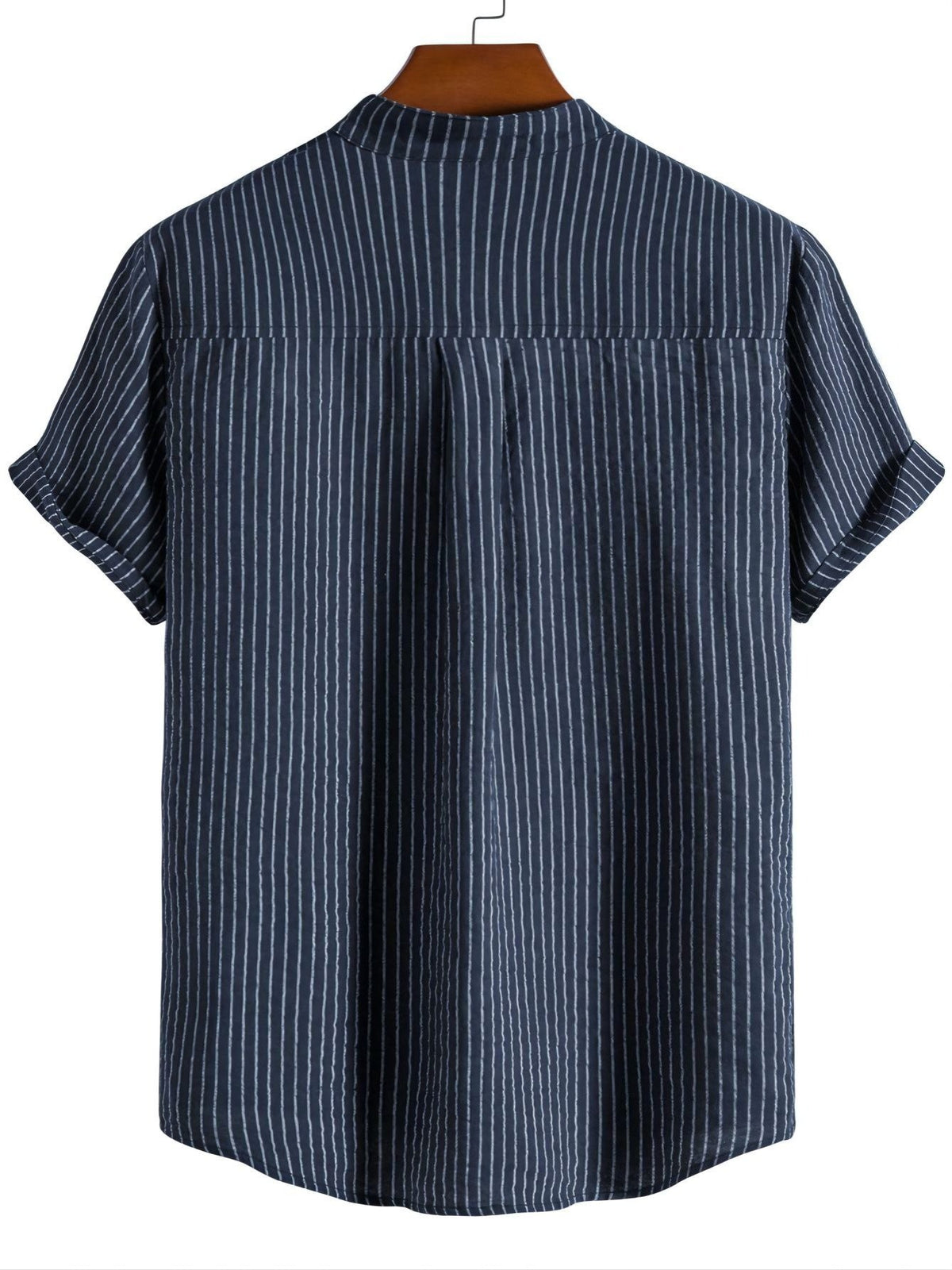 🔥Men's New Striped Linen Short Sleeve Shirt-BUY 2 FREE SHIPPING