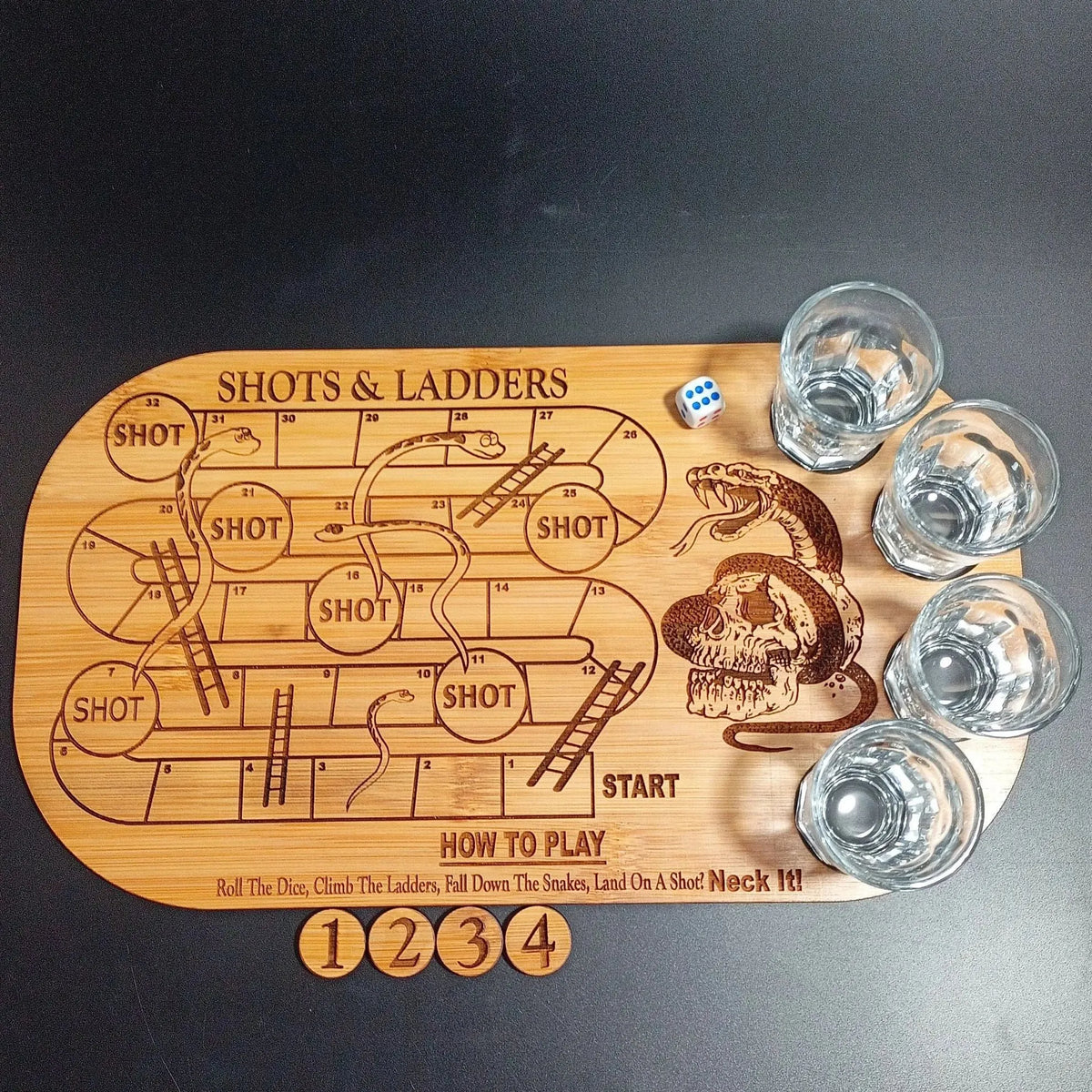 Left Right Drink Drinking Game- Adult Drinking Game Left Right Center