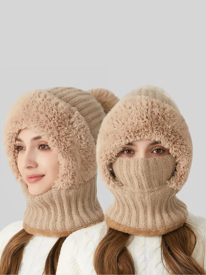 ❄️ Women's Pom Pom Knit Beanie Hat