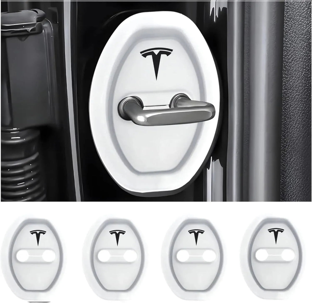 Eptchn Universal Silicone Car Door Covers Protector (4 PACK)