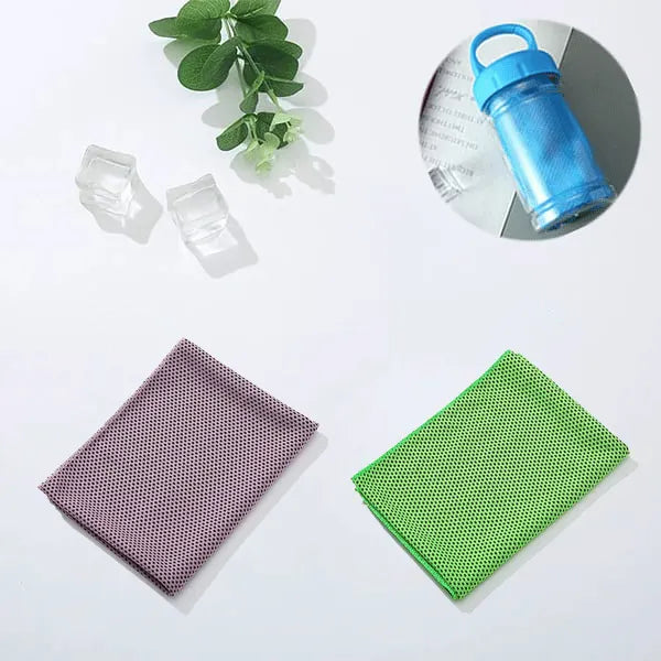🎉BUY 1 GET 1 FREE🌞Cooling Bottle - Cold Sweat Towel You Can Use Anywhere, Anytime! Reusable Soft Absorbent Cooling Portable