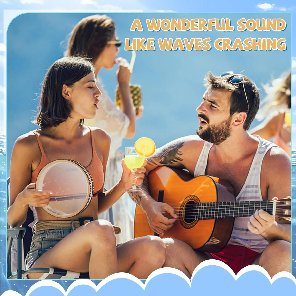 🎁New Year Hot Sale: Save 50% -💥4/6/8/10/12 Inch Ocean Drum