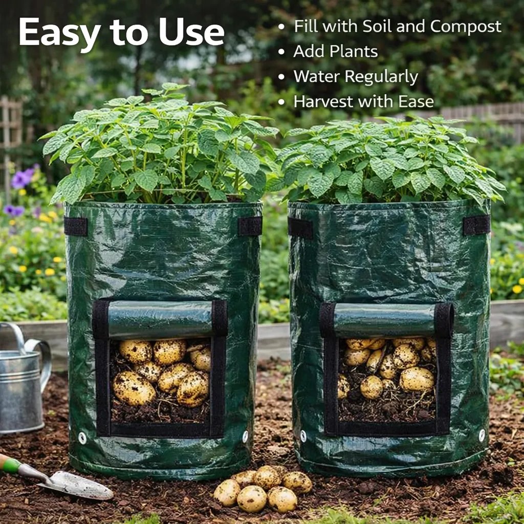 🔥 HOT SALE 🔥Planting Bag with Harvest Window