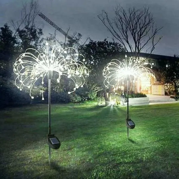 Last Day 70% OFF - Waterproof  Solar Garden Fireworks Lamp
