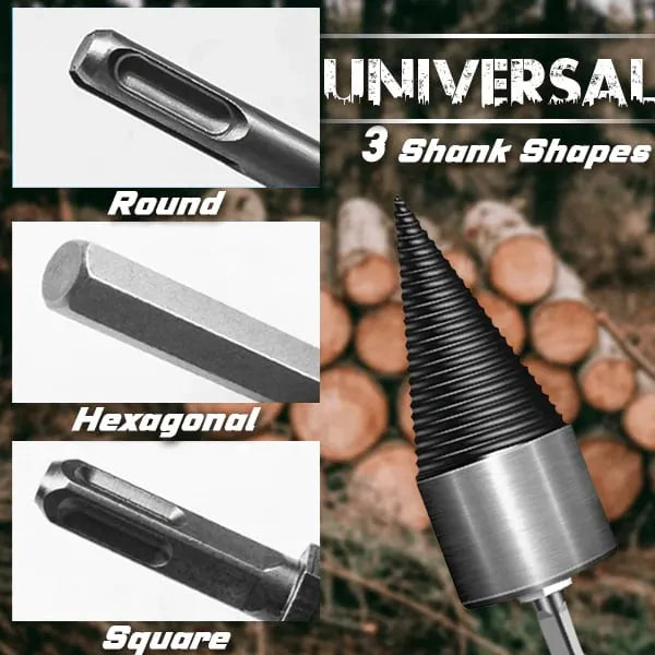 🔥HOT SALE🔥💞50K+ SOLD!🔧✅The Professional Upgrade for Firewood Prep. Durable Drill Set Makes Quick Work of Logs. 🛠️⚡