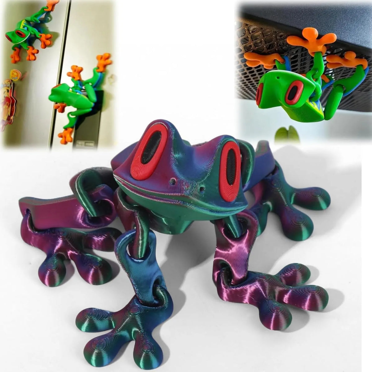 🔥HOT SALE🔥Limited Time 49% Off✨3D Printed Magnet Frog Toy
