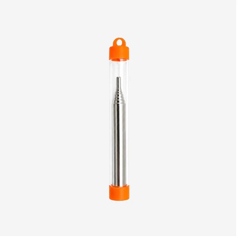 🔥 Extendable Pocket Fire Blower | Compact Stainless Steel Campfire Booster
