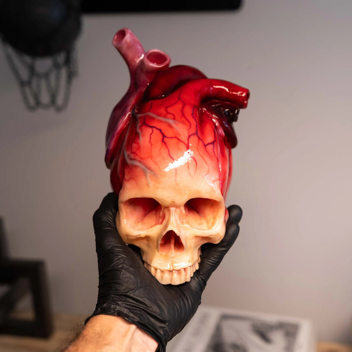 💀The Tell-Tale Heart Skull ❤️