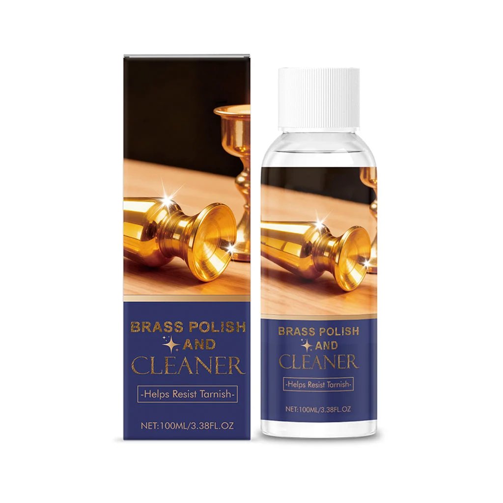 🎉 🔩TARNISHED BRASS? FIX IT FAST!🔩 Polish & Cleaner – Removes Oxidation, Restores Shine, Gentle on Surfaces – Easy Application! 🧽