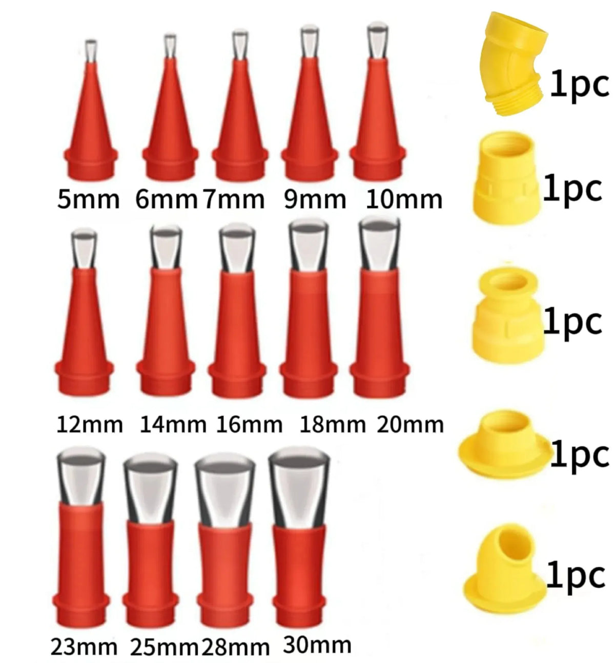 🎉 🔥Universal Integrated Rubber Nozzle Tool Kit