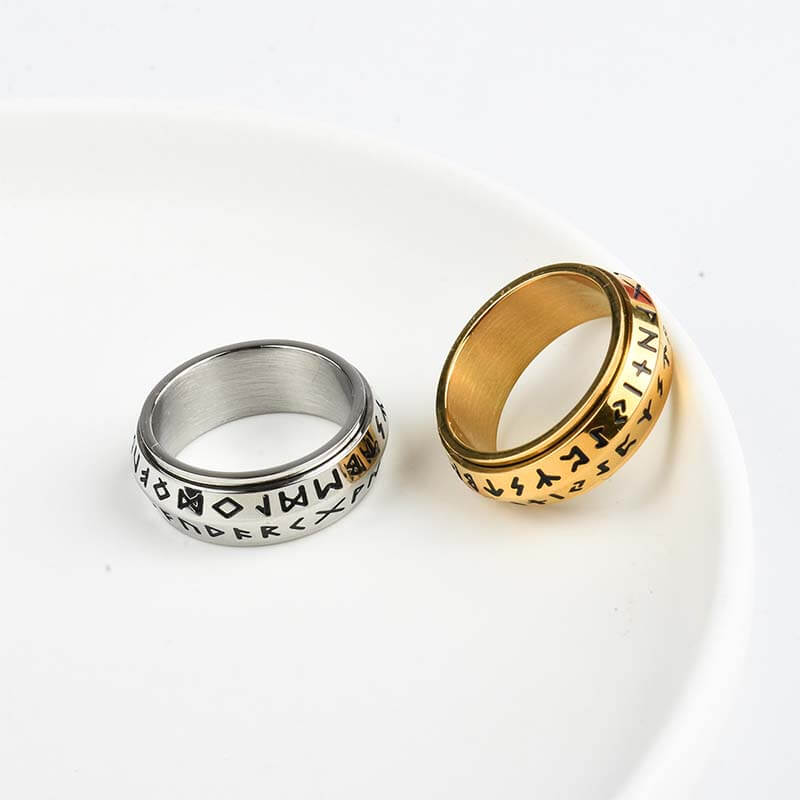🔥LAST DAY 49% OFF - 💍Viking Rune Rotatable Ring