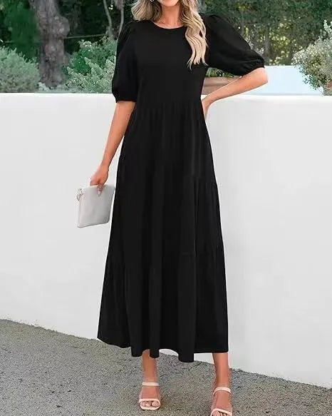 🌟HOT SALE-WOMEN'S SUMMER CASUAL MIDI DRESS (BUY 2 FREE SHIPPING)