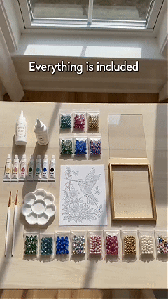 🔥HOT SALE🔥 LAST DAY 49% OFF – ✨Sparkling Nature Crystal Art Kit | Colorful Crystal Gems, Guided Pattern, Complete Tools & Gold Display Frame 🌿💎