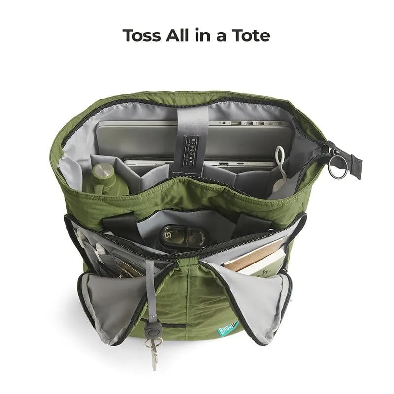 🔥2026 NEW ARRIVAL🔥 Ultra-Light Convertible Tote Backpack, Laptop Compartment, 40oz Cup Holder & Hidden Straps