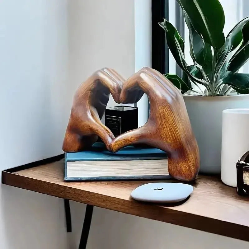 Handmade Heart Statue