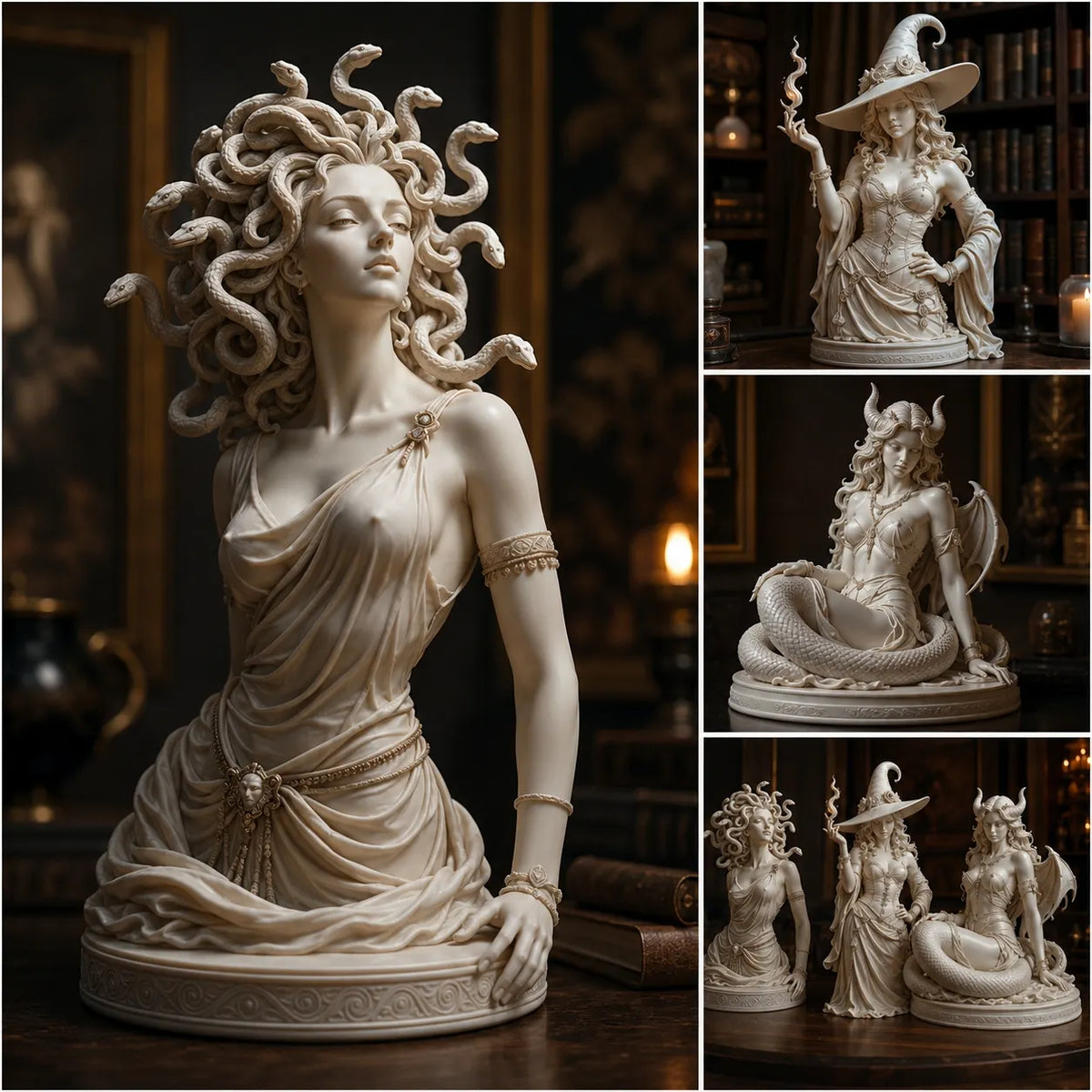 The "Goddess of No" Collection – 8-Inch Icons of Divine Disdain