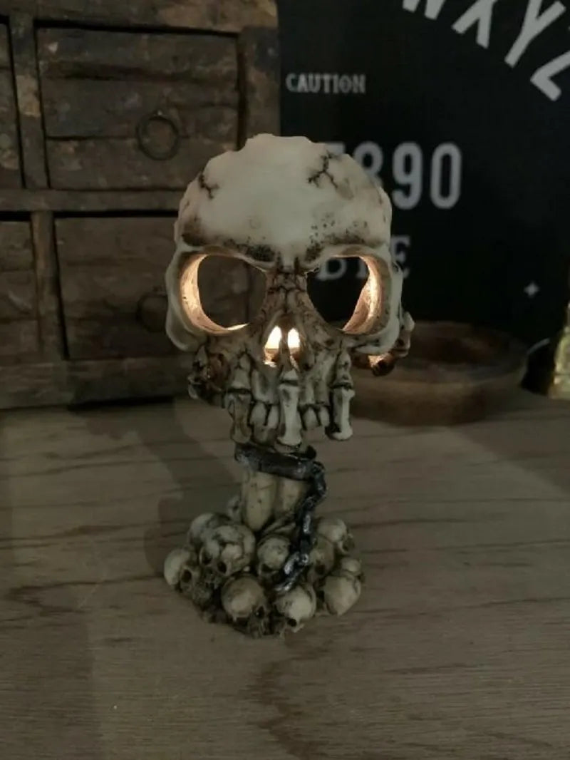 Deliberation Tealight Holder/Halloween Decor, Home Horror Decor
