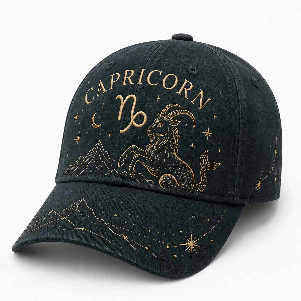 ♈♉♊12 Zodiac Signs Embroidered Cap Collection – Celestial Hats Made for Every Personality