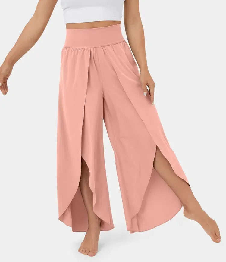 Palazzo Flowy Split Wide Leg Pant(buy 2 free shipping)