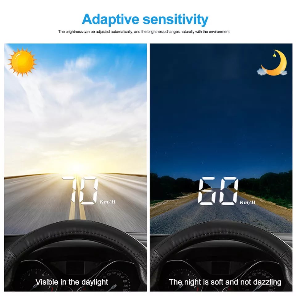🎁New Year Hot Sale: HALF PRICE -OBD2 HUD Car Head Up Display Projector Speedometer