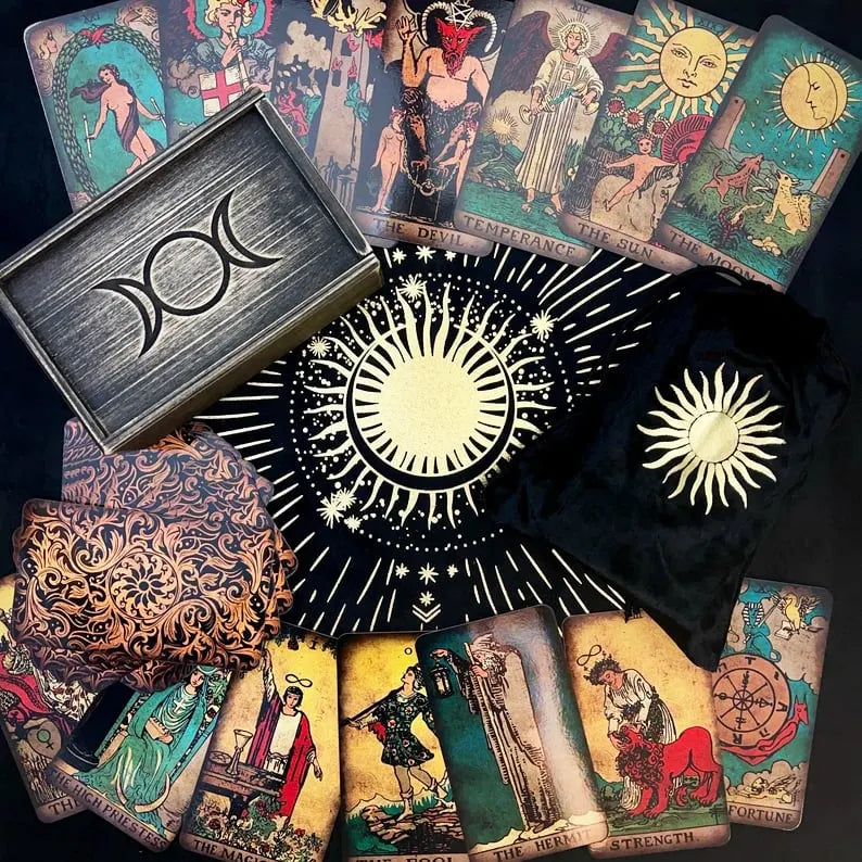 🔥Last 4 hours Sale: Save 50% -Borderless Tarot Reading Deck