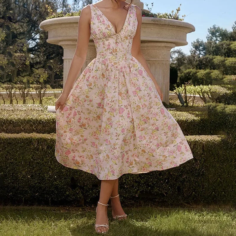 Emmelina Cotton Corset Sundress(BUY 2 FREE SHIPPING)