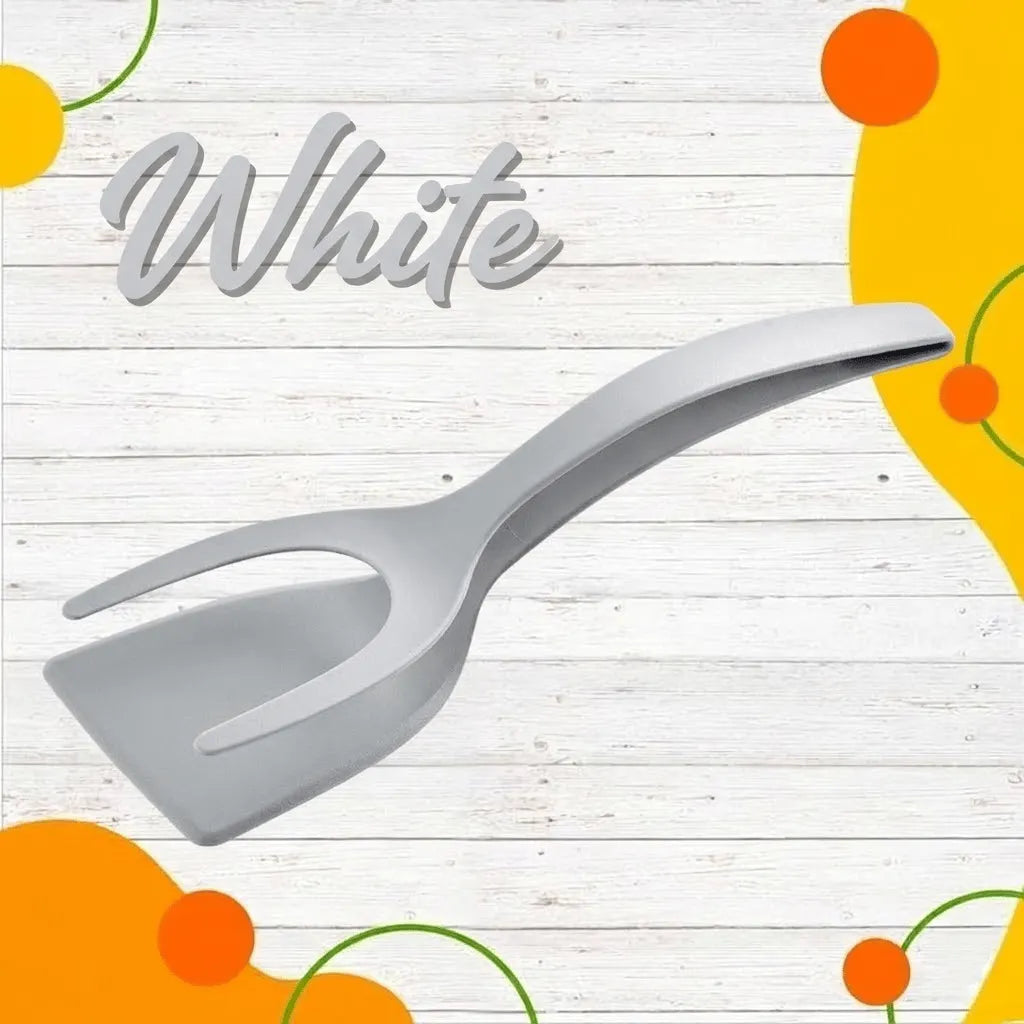 🔥🥩 2-in-1 Spatula Clip – Heat-Resistant Silicone & Non-Slip Handle – Kitchen Cooking Essential