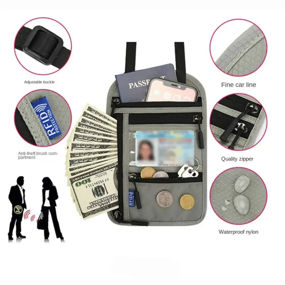 🔥HOT SALE🔥RFID Travel Neck Wallet Pouch