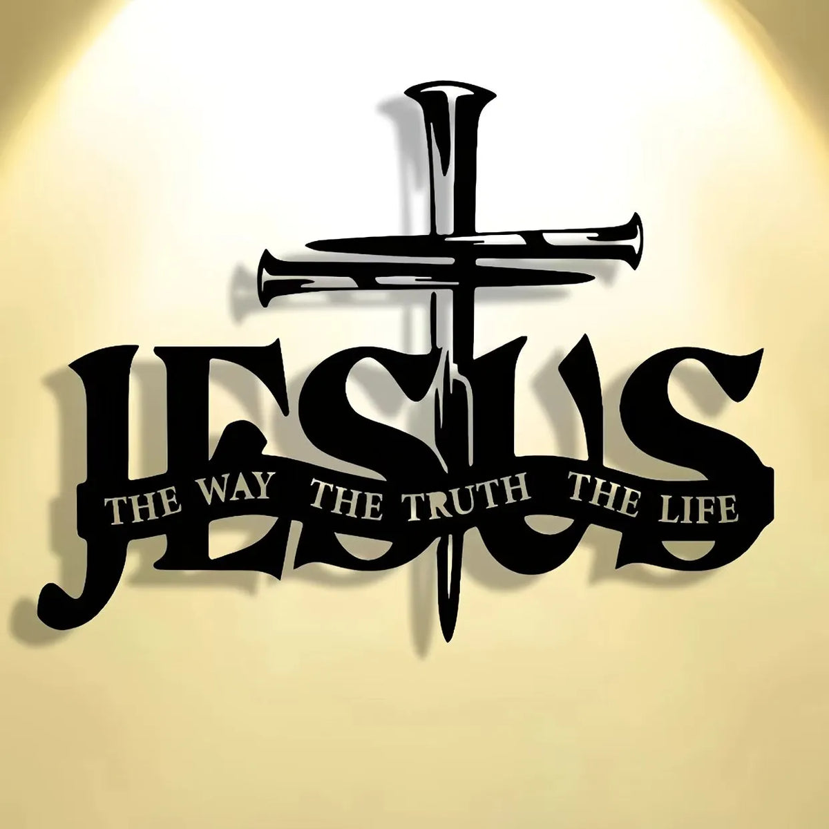 Jesus & Cross Design Wall Art - ⌛Limited Handmade Series
