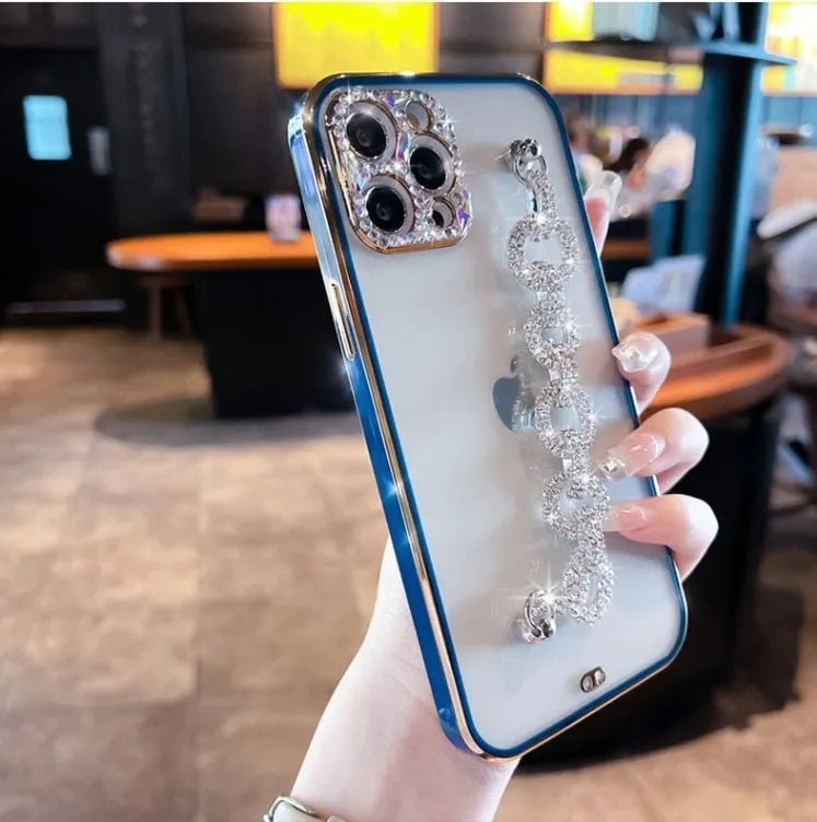 Diamond bracelet phone case✨