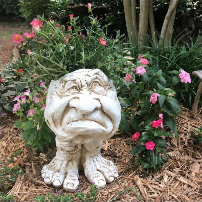 🖤Black Friday Deal 49% OFF🎊 - Mugglys Face Statue Planter