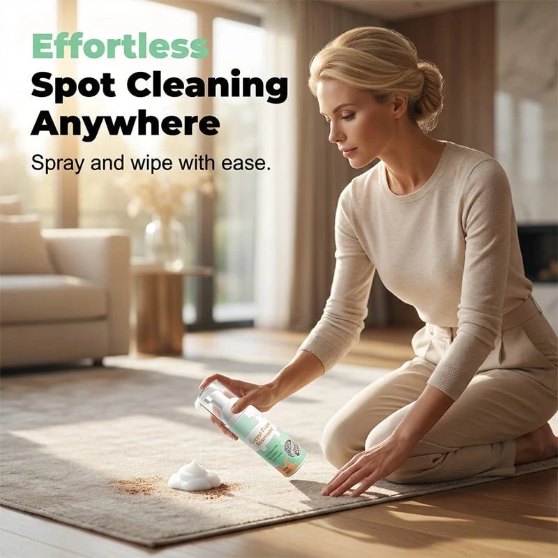🎉Waterless Carpet Foam Stain Remover with Towel