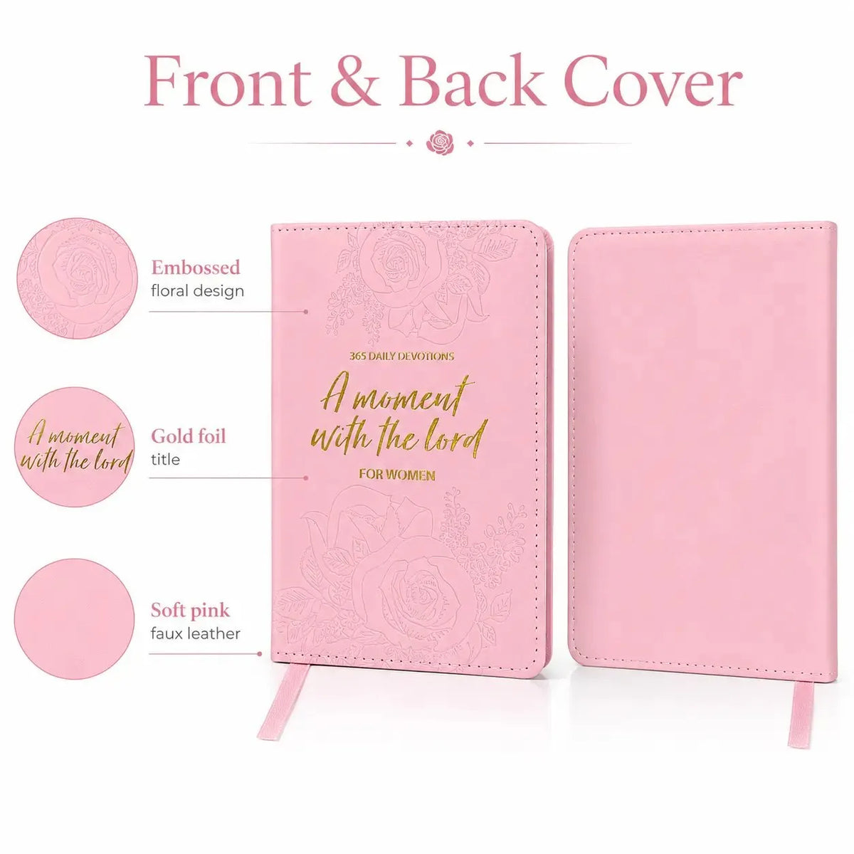 🙏✝️A Moment With The Lord – 💕365 Daily Devotional Journal for Women(📦Buy 2 Free Shipping)