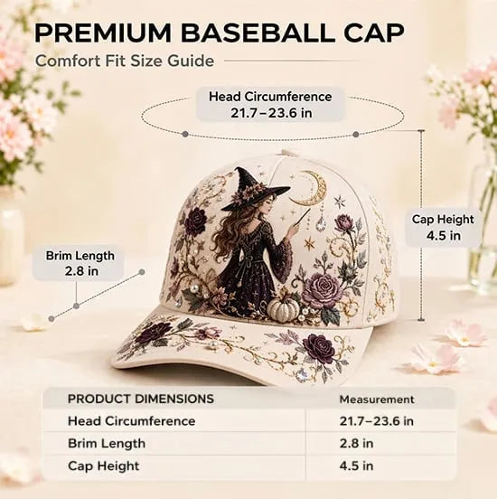 🎉🧙‍♀️✨Halloween Printed Cap🧢 (Soft, Breathable & Easy To Style With A Comfortable Adjustable Strap)