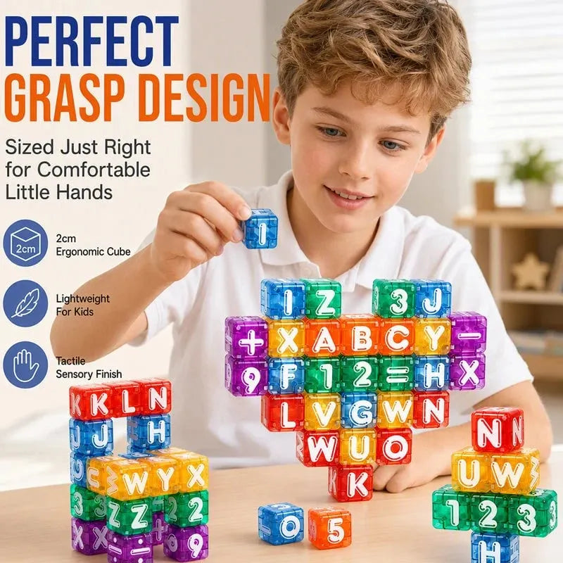 📢📢49% OFF !! ⏰Magnetic Alphabet Number Cubes for Children(📦Buy 2 Free Shipping)