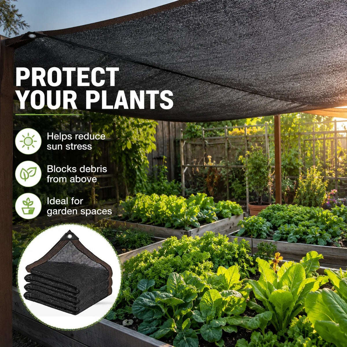 🎉 HOT SALE – Sunshade Net Blocks Up To 90% UV Rays & Keeps Outdoor Spaces Cooler All Summer Long ☀️🌿❄️