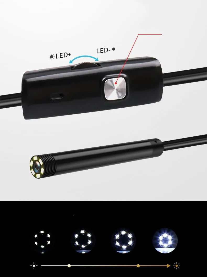 🔥HOT SALE🔥🔎 Plug-and-play endoscope camera – Compatible with Android、Windows、Mac(not applicable to Apple systems)