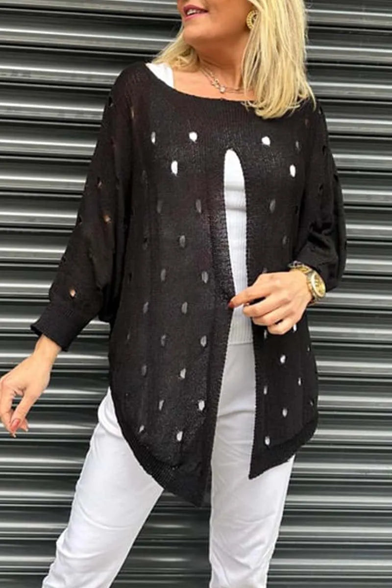 Women's Casual Slit Cutout Cardigan (Buy 2 Free Shipping)