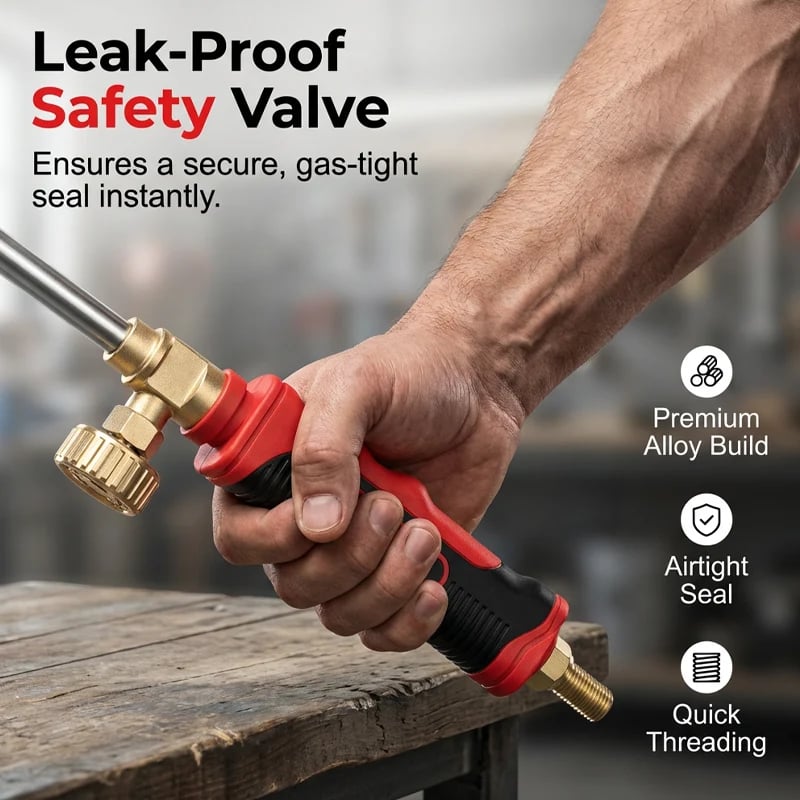 🔥HOT SALE🔥50% OFF !! ⏰High-Power Gas Torch with Adjustable Flame Control