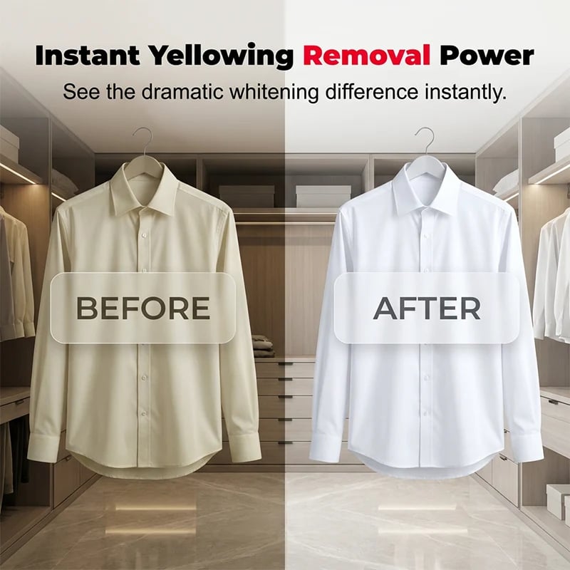 🎉🔥💥 Deep Cleaning Laundry Whitening Sheets ✨🧺 Powerful Stain Remover Brightening Fabric Laundry Cleaning Sheets