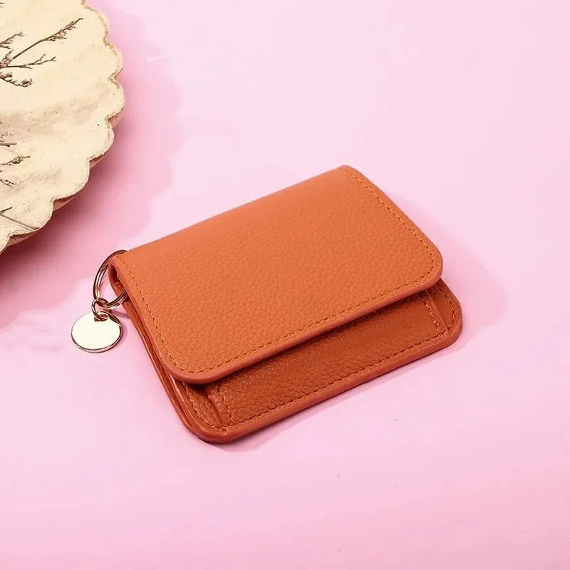 🔥HOT SALE🔥💖Hot 40% OFF🌹RFID Short Wallets for Women – Fashionable Card Holder with Key Ring & Coin Purse